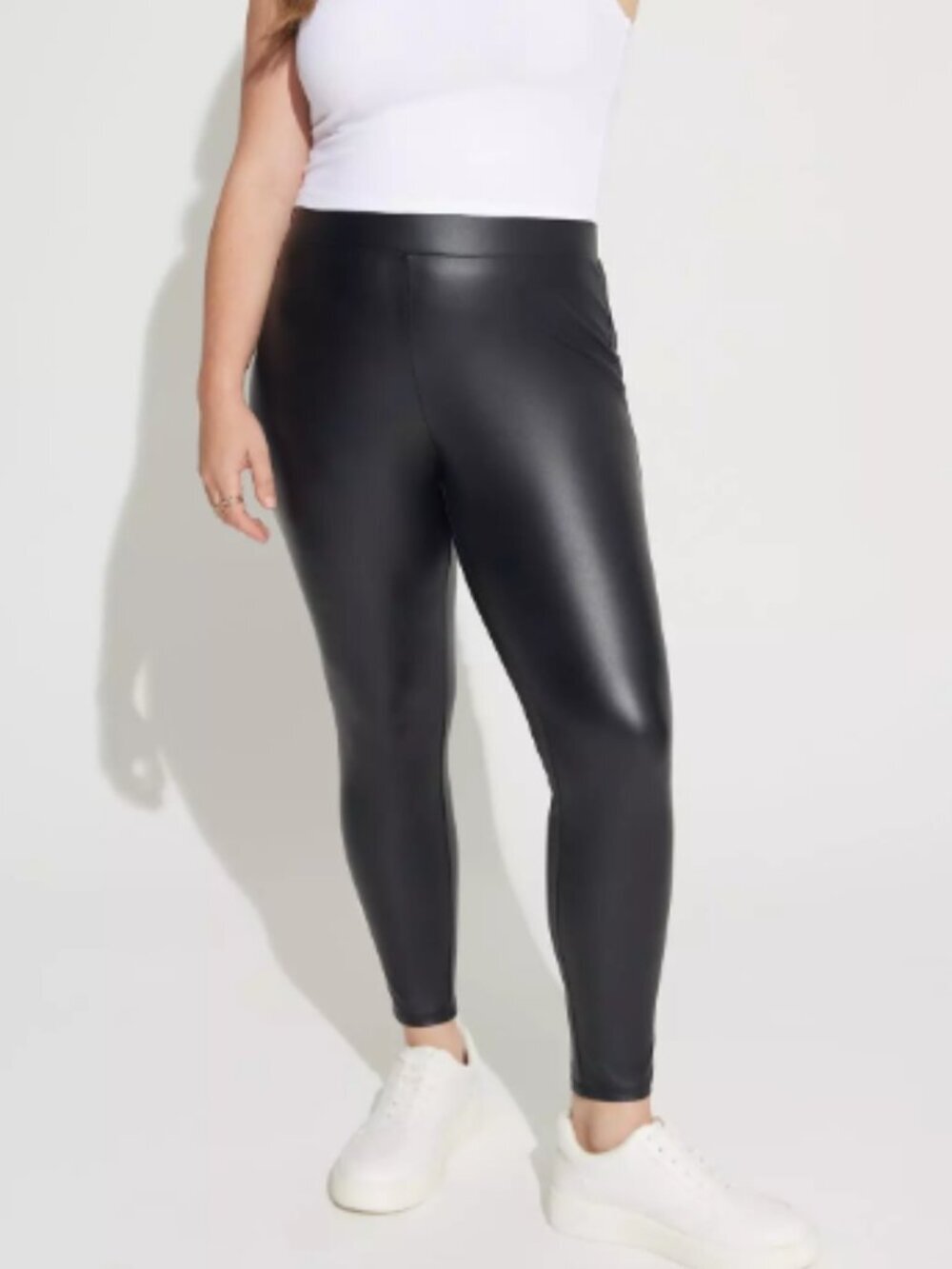 Torrid Full-Length Faux Leather Legging Black Size 14/16 Torrid Size 1